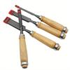 1set Including 4pcs 8/12/16/20mm Comfortable Beech Handle Wood Chisel with Wood Handles - Ergonomic Wood Carving Tools DIY