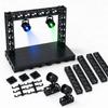 Colorful Spotlight Building Block Stage Black Framework Mini Stage Truss  Miniature Stage Display