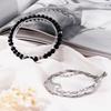 Daisyonyx 913 Prism Chain Double 1144 Bracelet Set (C2503-SE451_BK)