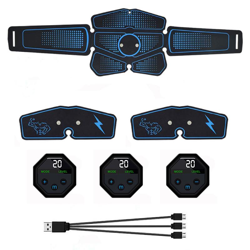 

Умный фитнес электрический стимулятор мышц тонер пояс для тонизирования живота тренажер для живота EMS оборудование для похудения массажер для тела