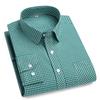 2027 New Men's Plaid Shirts Long Sleeve Cotton Checked Shirt Formal Fashion Thin Soft Classic Basic Casual Male Clothing 6XL 5XL