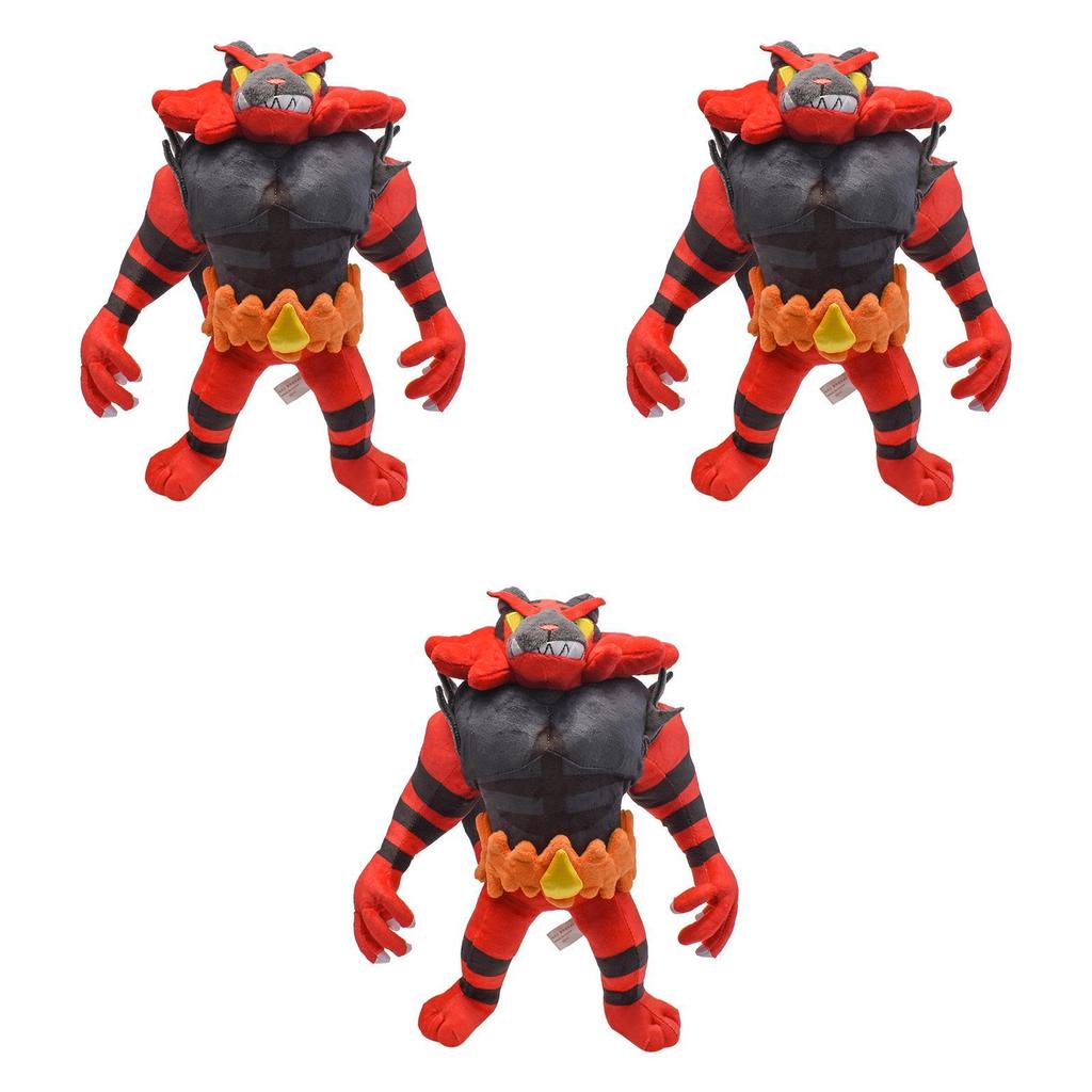 Pokemon Incineroar Plüschtier Spielzeug Super Weich Und Kuschelig Stofftier Für Kinder