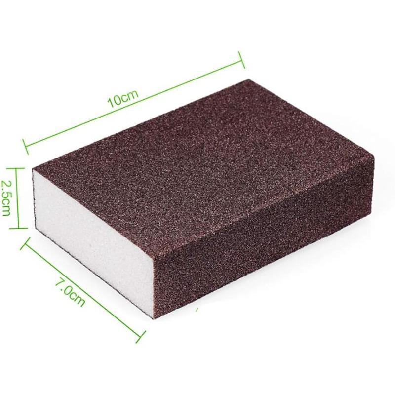 10 Pack Carborundum Sponges Nano Magic Emery Cleaning Sponge Rust Sponge for Pots and Pans Rust Remover Carborundum Nano Sponge