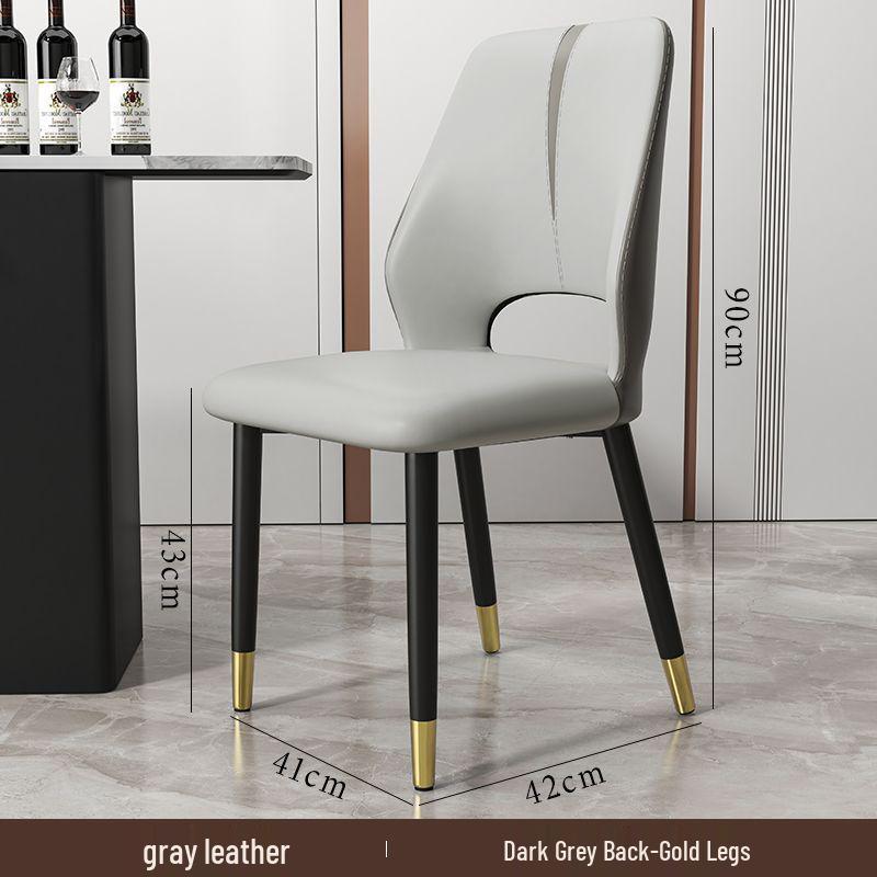 Italian Style Luxury Dining Chair - Comfortable Backrest for Home, Restaurant, Hotel, or Conference Room.