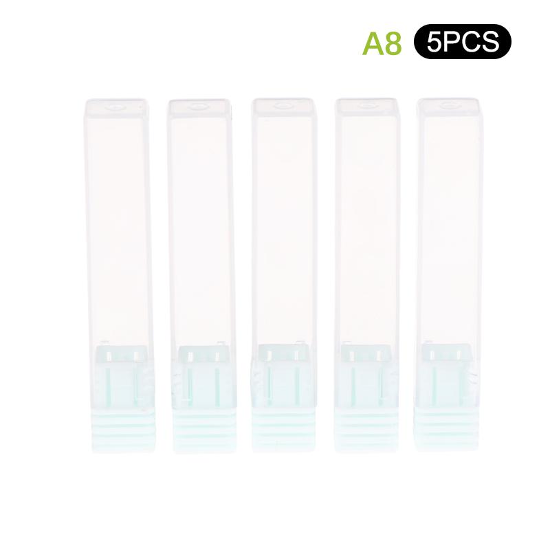 1/5Pcs Nail Art Drill Stand Storage Box - Drill Bit & Milling Cutter Accessories Organizer for Nail Art Tools