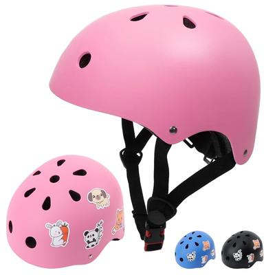 Kids Toddler Bike Helmet Adjustable Ages 3-8 Years Boys Girls Pink