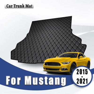 Car Trunk Mats For Mustang    2018 2017 2016 2015 Cargo Liner Auto Interior Accessories Automobiles Replacement Rugs