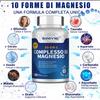 SWIYIE 10-in-1 Magnesium Complex 1000mg - Supplement with Glycinate Taurate, Vegan Capsules for Muscle, Heart, and Relaxation Support 120 capsules.