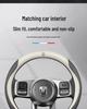 Genuine Leather Steering Wheel Cover for Tank 300 - Ultra-Thin, Universal, All-Season Fit, Cyber Design