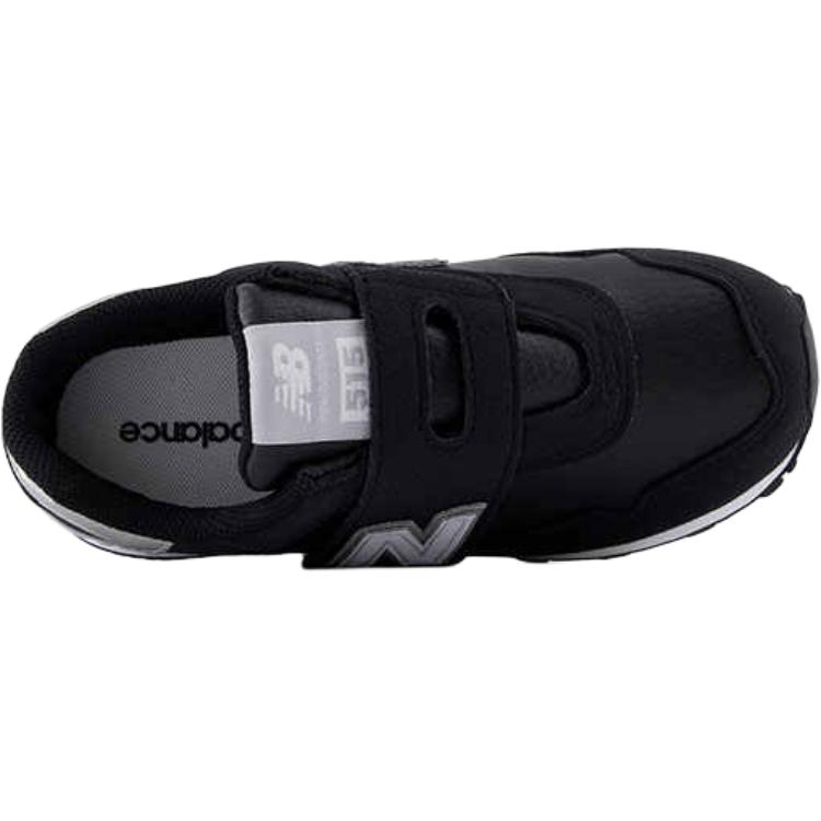 New Balance NB 515 Synthetic Leather Comfortable Versatile Anti-Kick Wear-Resistant Low-Top Kids Casual Shoes Kids Sneaker Black PV515OPB