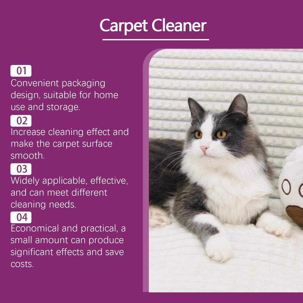 YEGBONG Pet Stain Carpet Cleaner for Cats and Dogs - Decontamination and Deodorization Formula for Stubborn Pet Stains