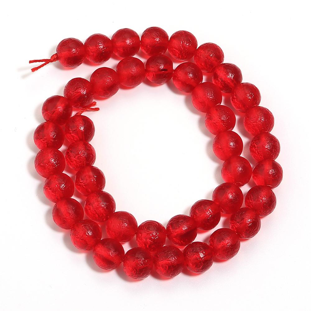 35-60pcs/lot Round Meteorite Shaped Lampwork Beads Matte Czech Glass Beads For Jewelry Making DIY Bracelet Necklace Accessories