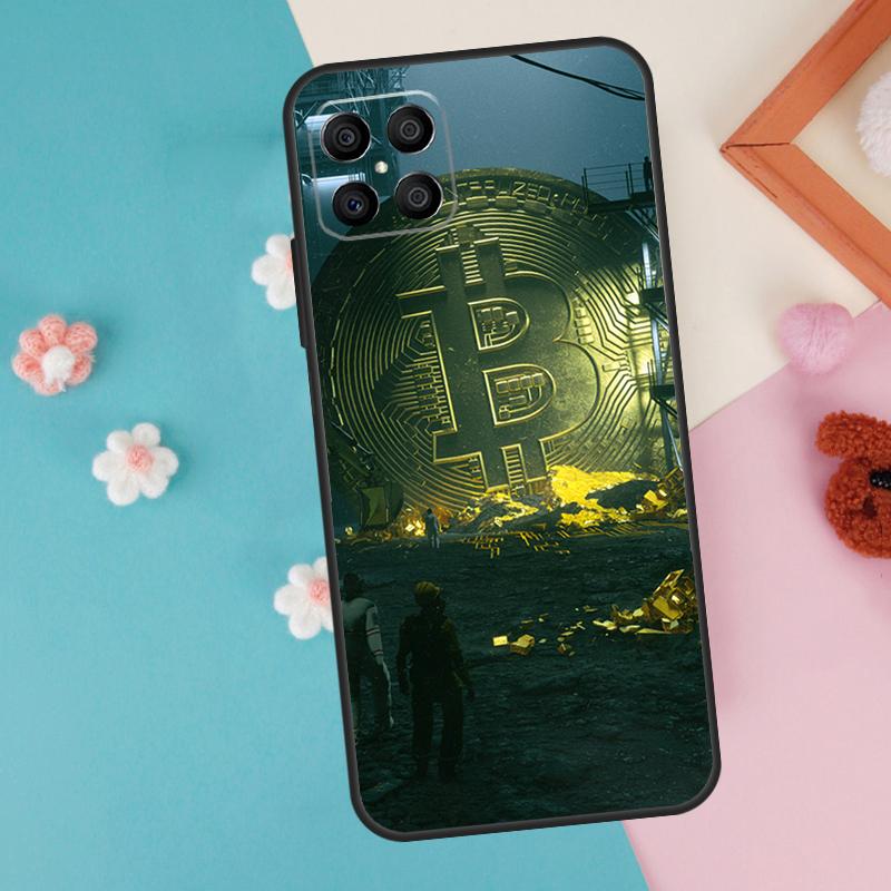 Bitcoin BTC Case For Honor 200 Pro 50 70 90 X9a X8a X8 X9 X8b X9c X9b Honor Magic 7 5 6 Lite Pro Cover