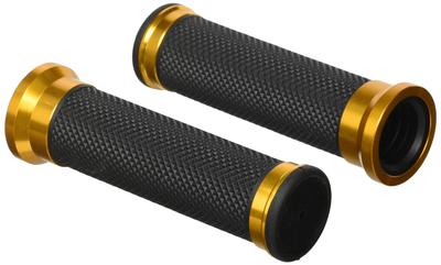 Bike Parts Center 903309 Motorcycle Grips, Custom Grips, Left and Right Set, No Gold Bar Ends, Honda Super Dio, Etc