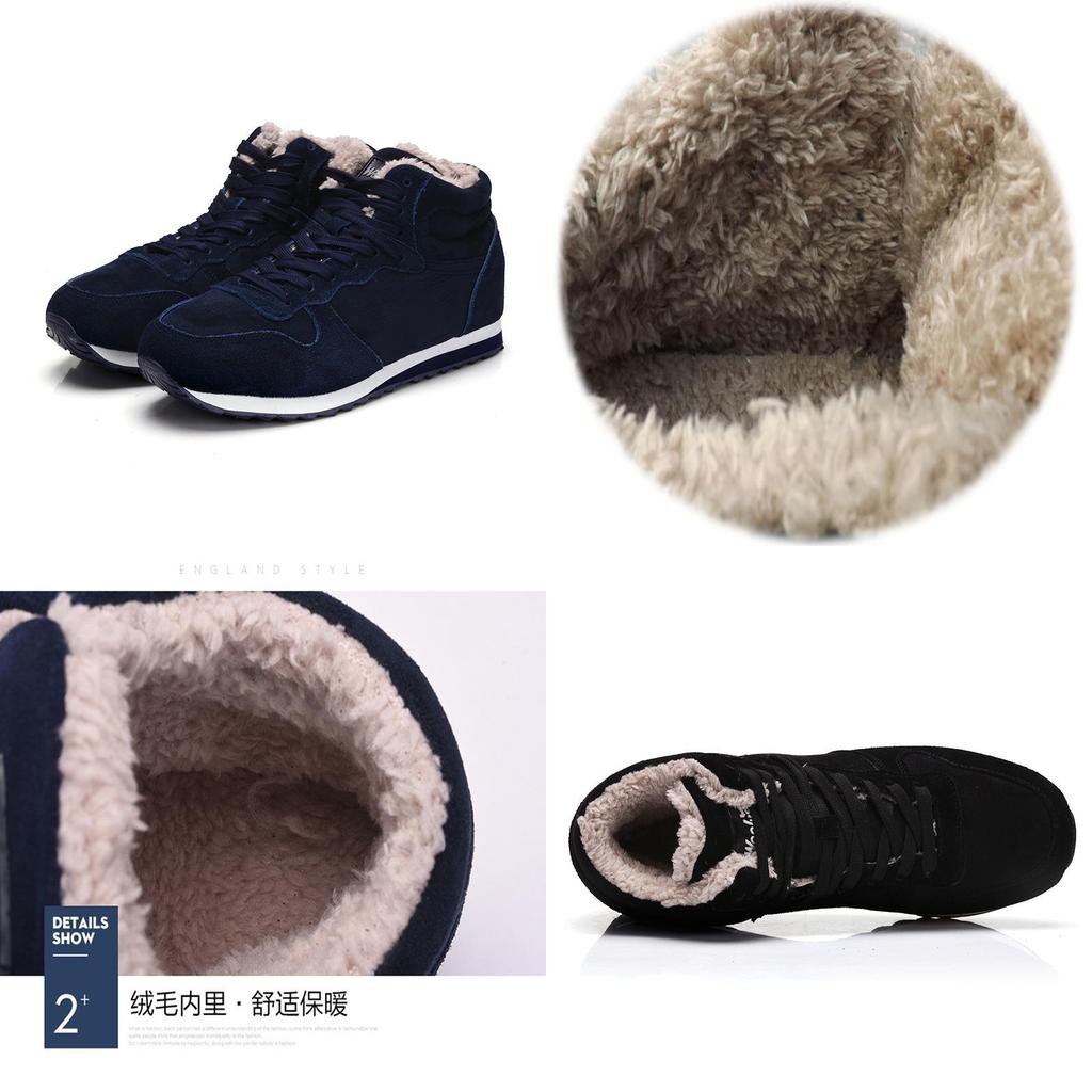 Elegant 2018 New Fashion Women Winter Snow Boots Casual Ankle Boots With Artificial Suede Size 36-46