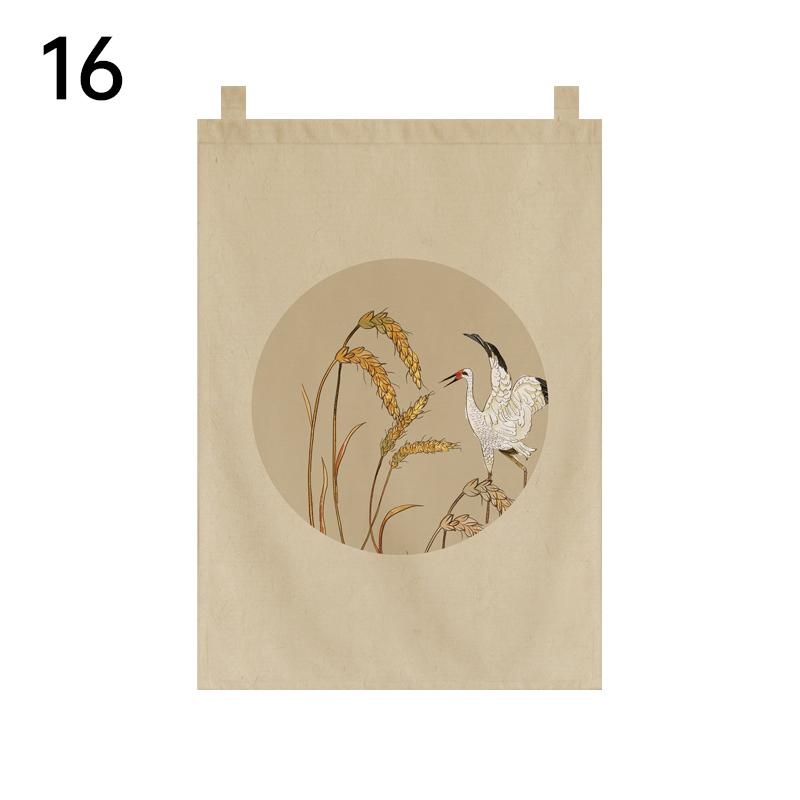 Japanese Short Door Curtain Pastoral Style Sushi Izakaya Kitchen Restaurant Half-curtain Teahouse Tea Room Partition Signboard