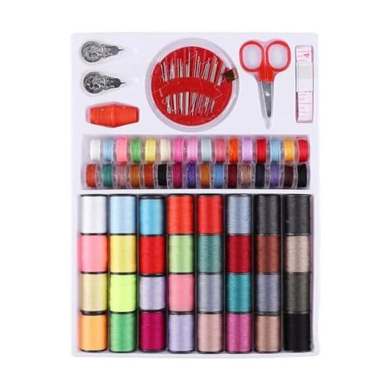Sewing Set, Sewing Kit, 32 Colors, 64 Pieces, Sewing Thread, Hand Sewing, Sewing Tools Set, Portable, Mini Sewing Tools, Popular Sewing Set, Sewing