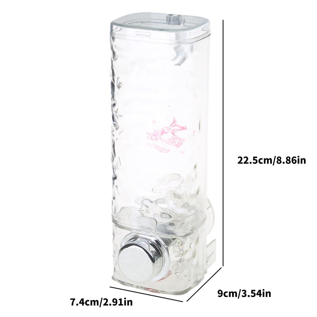 PET Soap Dispenser with Suction Cup Easy to Monitor Liquid Level for Travel and Camping