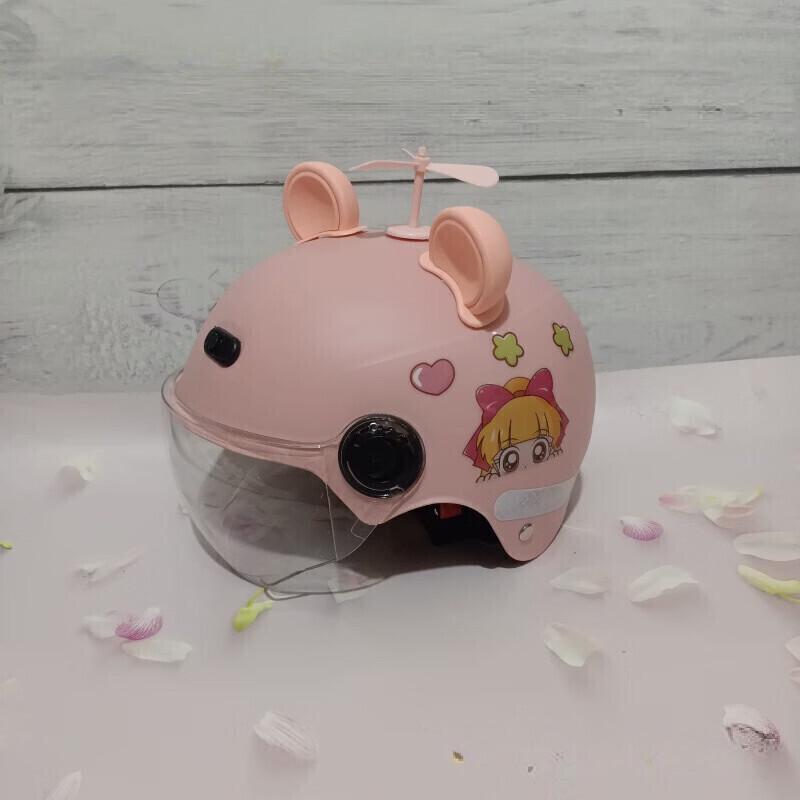 Lishi Cute Cartoon Kids Electric Scooter/Motorcycle Helmet