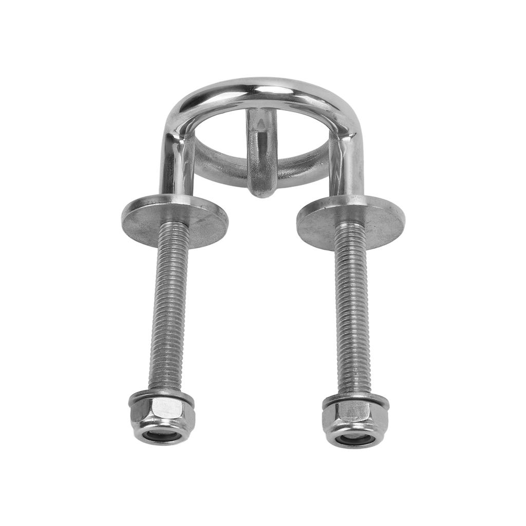 Boat Eye Hook Stainless Steel Material M10 Thread Oxidation Resistance Durable Wearable Marine Transom Mount for Outdoor