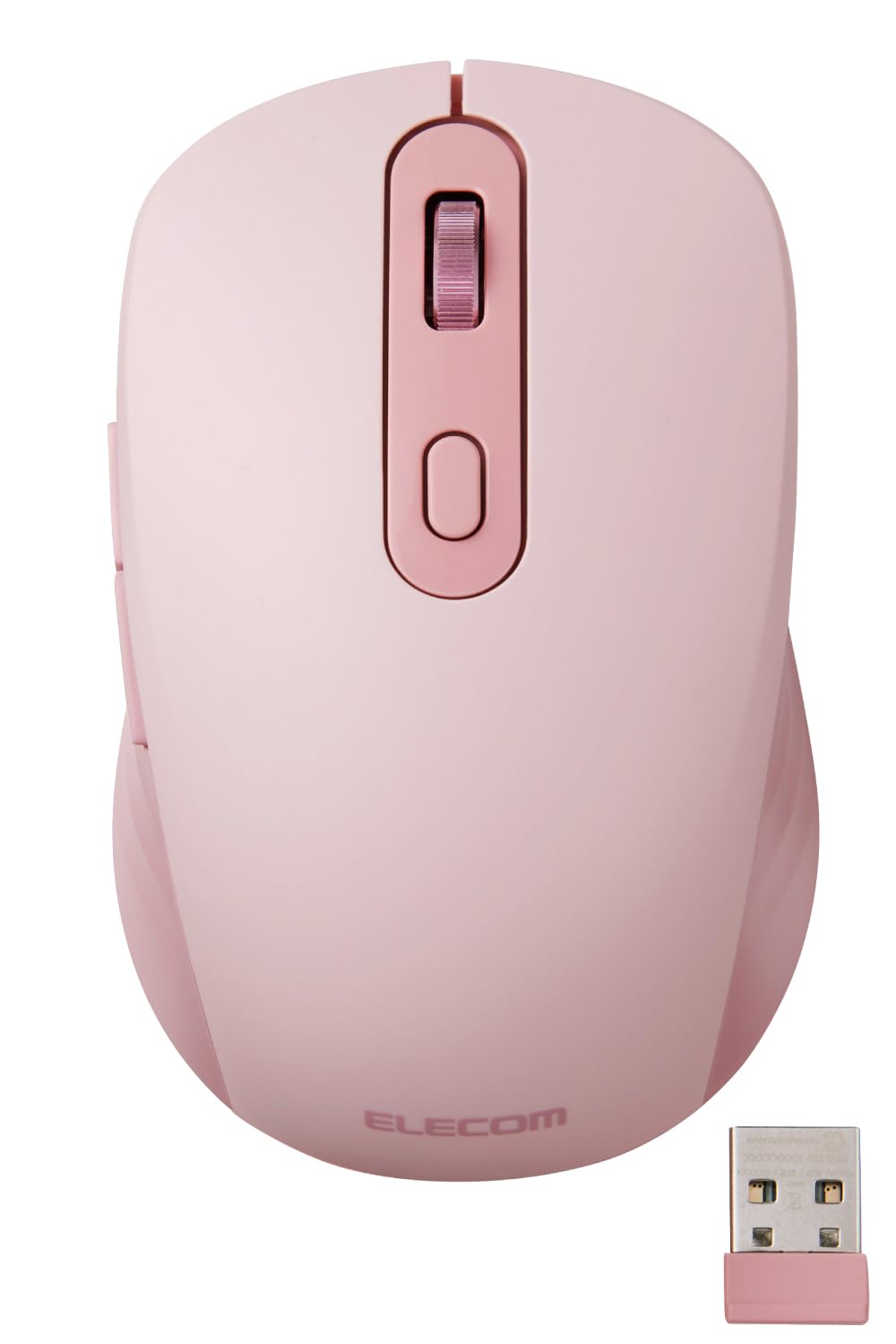 

ELECOM Wireless Mouse Quiet Rechargeable OSMOD Six Bluetooth Wireless Compatible Connects 2 Devices 6 Buttons Pink 2.4GHz Multi-Pairing M-MY35MBSPN-G