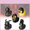 Duckieville Duck Resin Figurine Punk Duck Gothic Duck Satanic Duck Decor