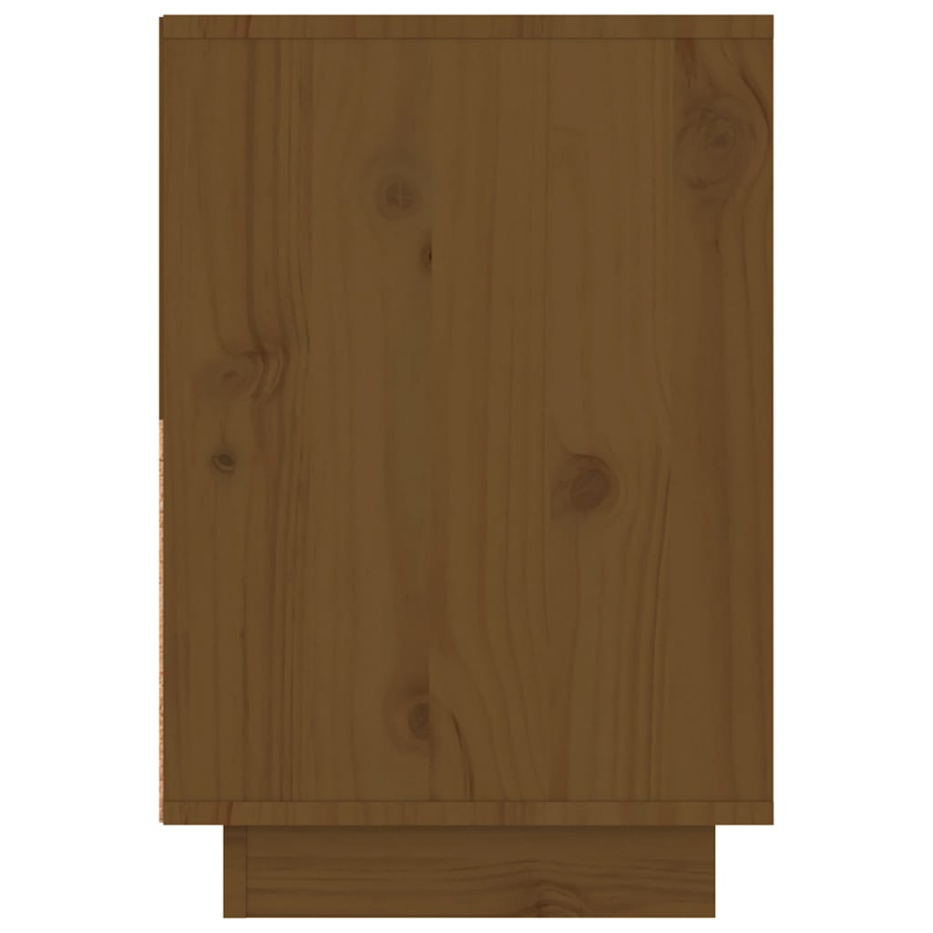 Nightstands 2 pcs Honey Brown 60 x 34 x 51 cm Solid Pine Wood