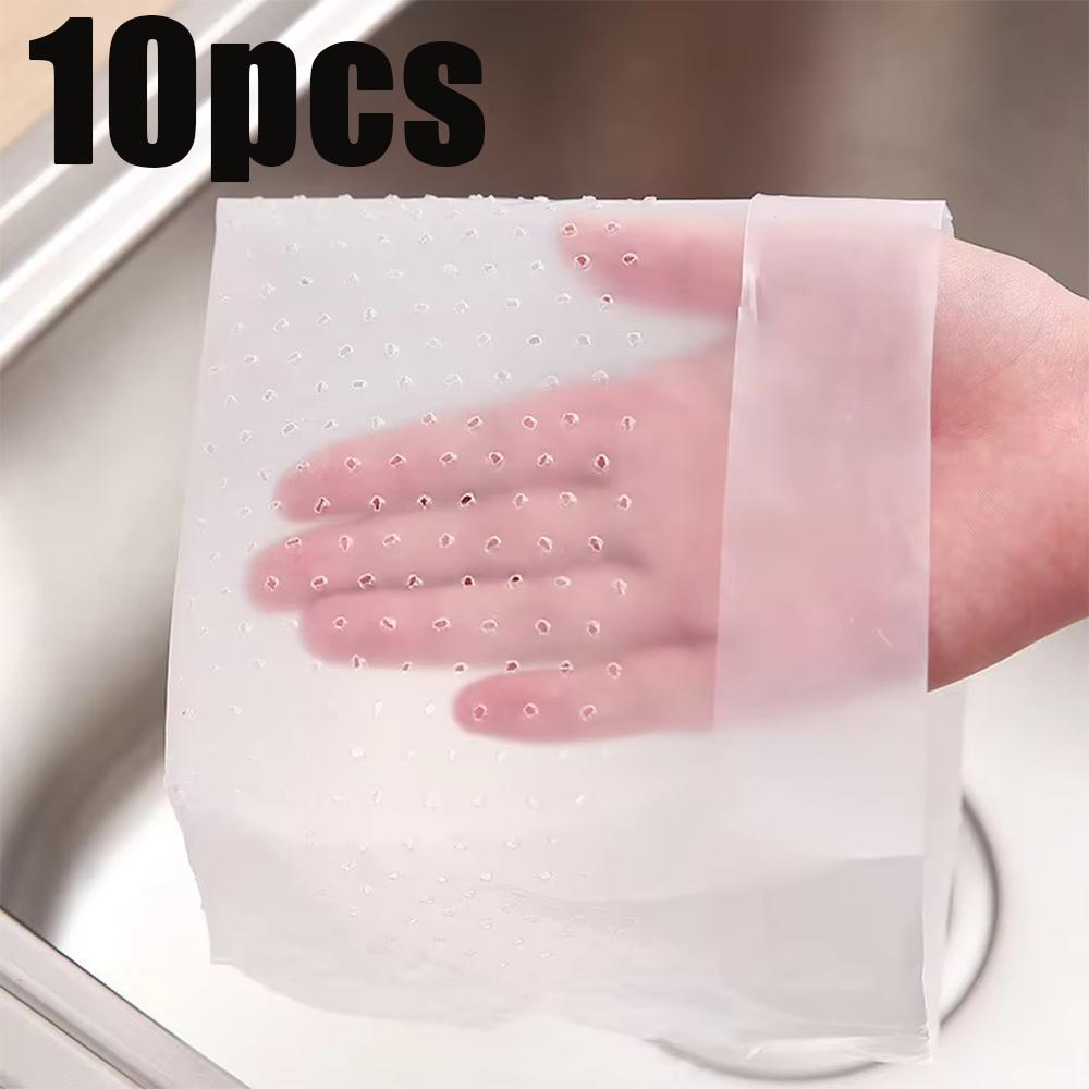 

10/30 шт. Мешки для мусора для слива кухонной раковины Одноразовые мешки для остатков овощей Подставка Мешок-сетка для раковины Инструменты для предотвращения засоров