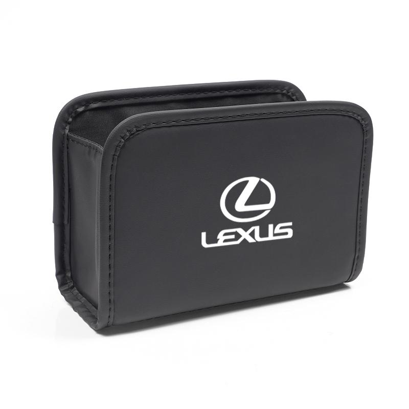 lexus Car Leather Storage Box Sorting Organize Bag Accessories For Lexus F SPORT ES RX NX LS UX LM LX GX LC RZ IS CT GS RC HS SC