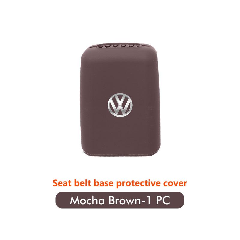 

For VOLKSWAGEN VW Silicone Car Seat Safety Belt Protection Buckle Clip Cover For Volkswagen VW Golf 4 5 6 7 Polo Jetta Sagitar M