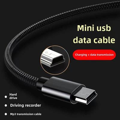 Datový kabel mini USB pro nabíjení MP3, autorádia, MP4, rekordéru, pevného disku a starších telefonů