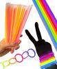 Chemical Glowing Glowing Glow Fluorescent Glow 8 Festival Events Ring, Bracelet, Stick, Stick, Penlight, Colors, Prizes, (72)