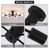E27 Chandelier 6-Lights Close To Ceiling Light Modern Ceiling Lamp  Office