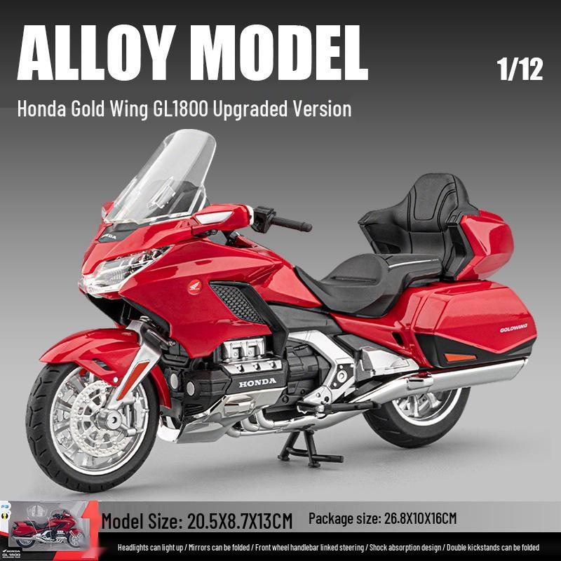 Kawasaki 1:12 Model de motocicleta din aliaj Ducati cu sunet pentru copii