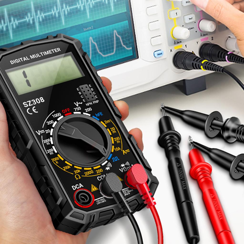 Multimetru digital de înaltă precizie multifuncțional portabil mini tester de tensiune și curent pentru reparații mai