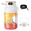 Multifunctional Portable Juicer Cup with Digital Display Large-Capacity USB Rechargeable Cordless Smoothie Blender