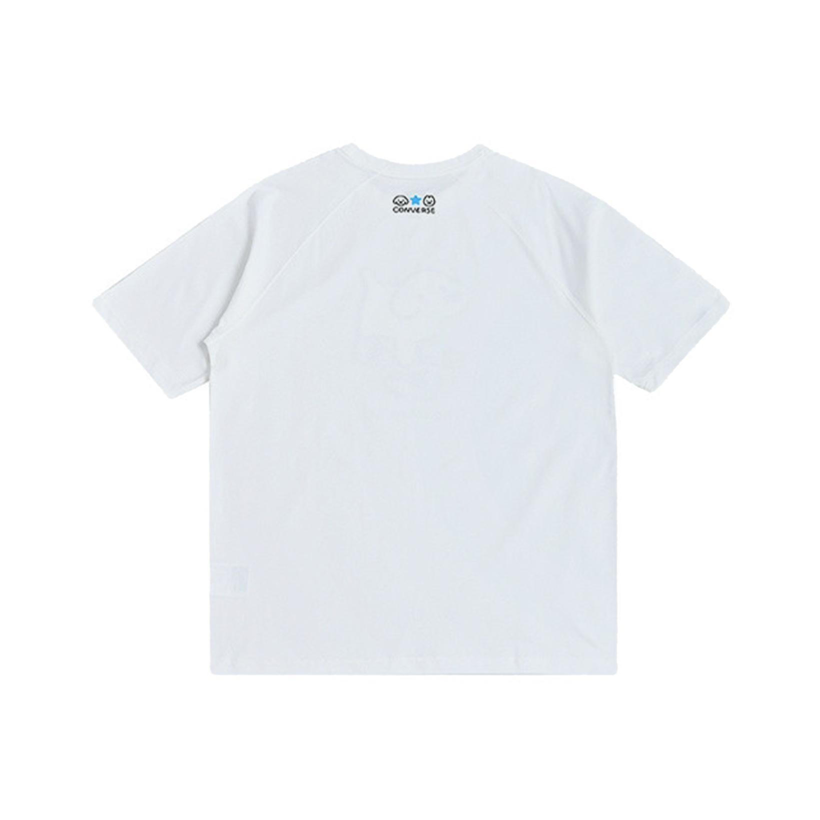 Converse T Shirts Unisex White Crew Neck UCK177-W70 XL