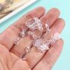 200pcs Plastic Flat Pad Pendants Oval Acrylic Transparent Cabochon Pendants  Cabochon Setting