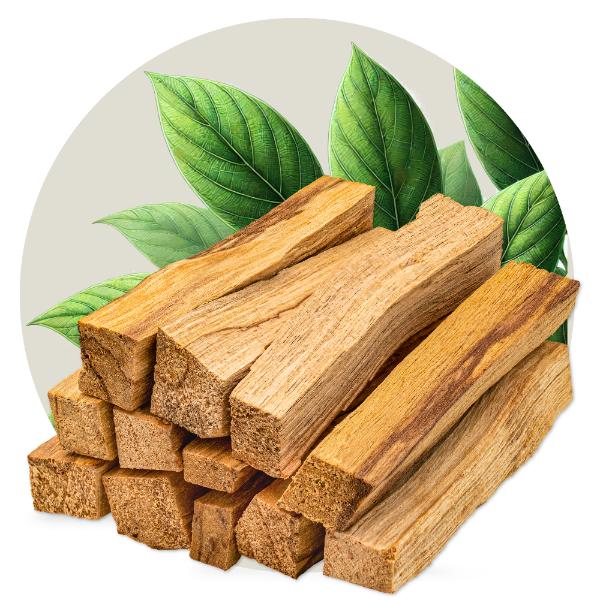 Gift Set - Ceramic Stand Natural Palo Santo Incense from Peru