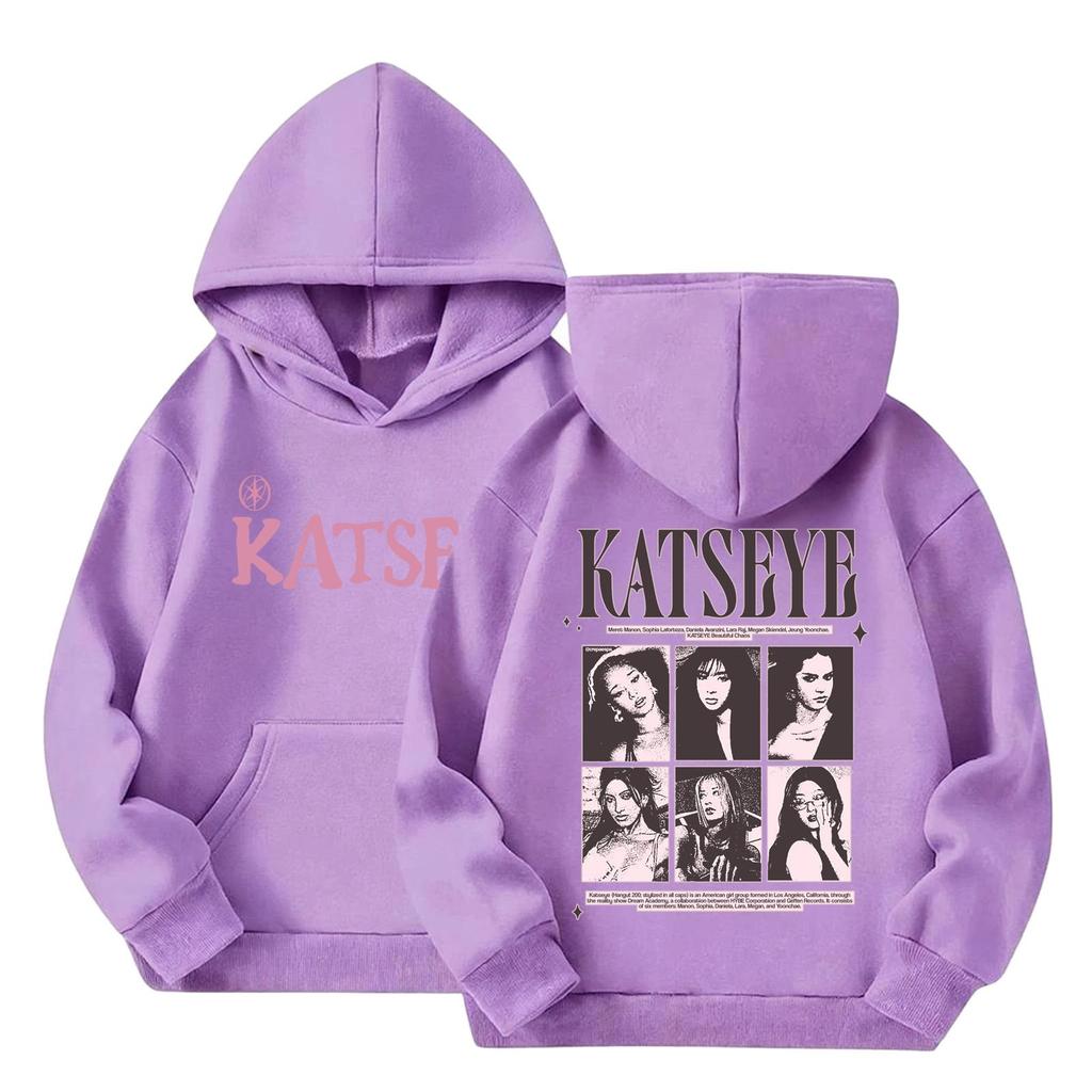 Kids Pullover Hoodie with Letter Print Long Sleeve Sweatshirt for Casual Everyday Wear