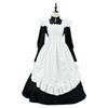 New British Black & White Lolita Plus Size Maid Cosplay Costume