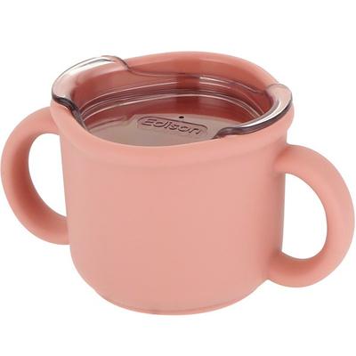 Edison Premium Silikon-Trainingsbecher 150ml, rosa, 1 Stück