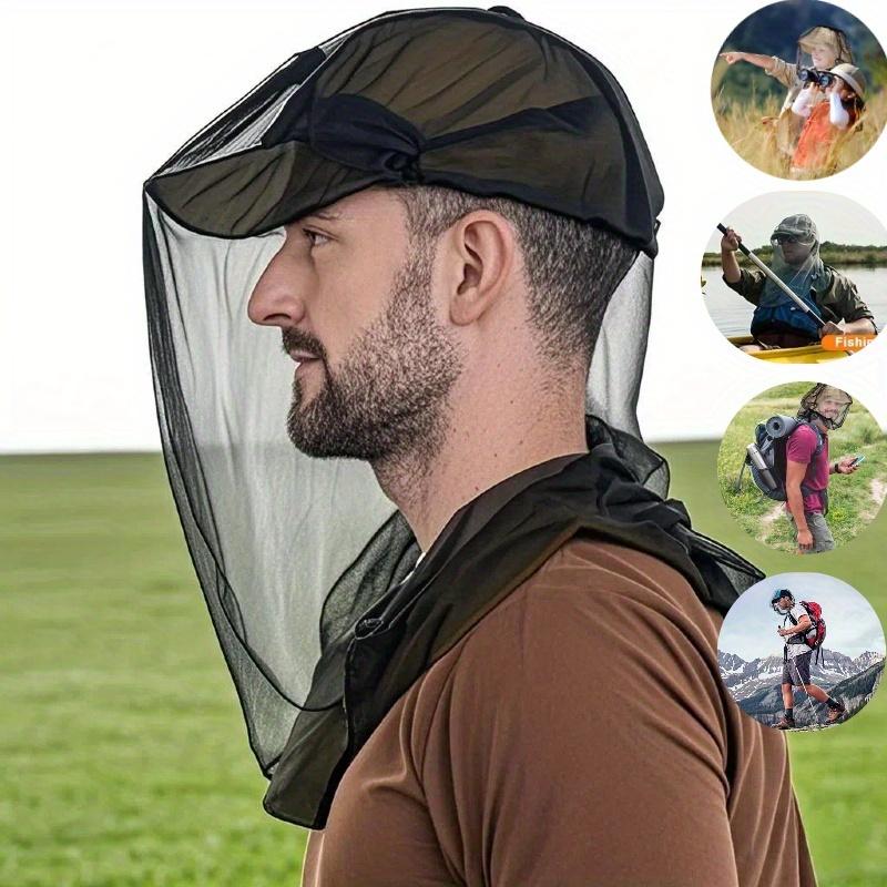1pc Lightweight Mosquito-Proof Face Hat for Hiking and Outdoor Travel -Breathable Mesh Design For Fishing, Camping,Hiking Accessorie