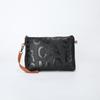 Hot-selling women's envelope clutch bag, new letter-embossed soft fabric