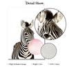 Dipinti su Tela Stile Vivaio Animale Soffiando Bolla Zebra Giraffa Nordico Arte Murale Immagini per Interni Stanza Decorazione Casa Poster
