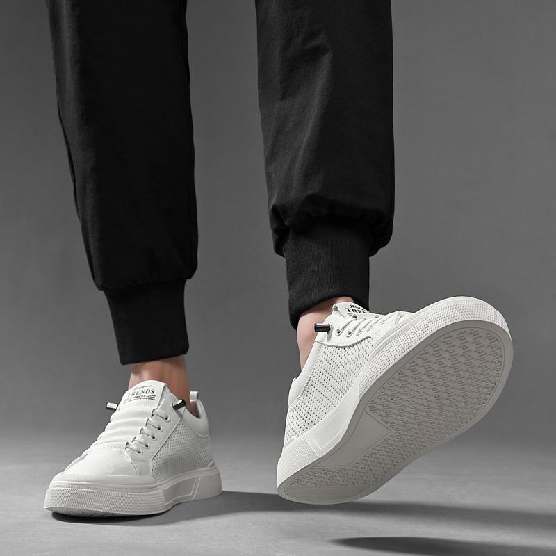 Модные новые поступившие кожаные мужские повседневные туфли — фото 3