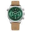 Fashion Green Watch Men Casual Military Sports Date Men's Quartz Watches Original Brand Luxury Waterproof Chronograph Male