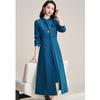 Set Rochie Două Piese Kebelle Elegant Toamnă 2025 Retro Chic