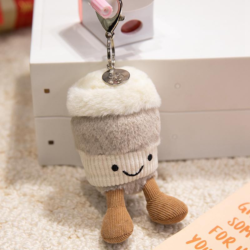 Plush Animal Keychain With Cute Cartoon Design For Kids And Teens