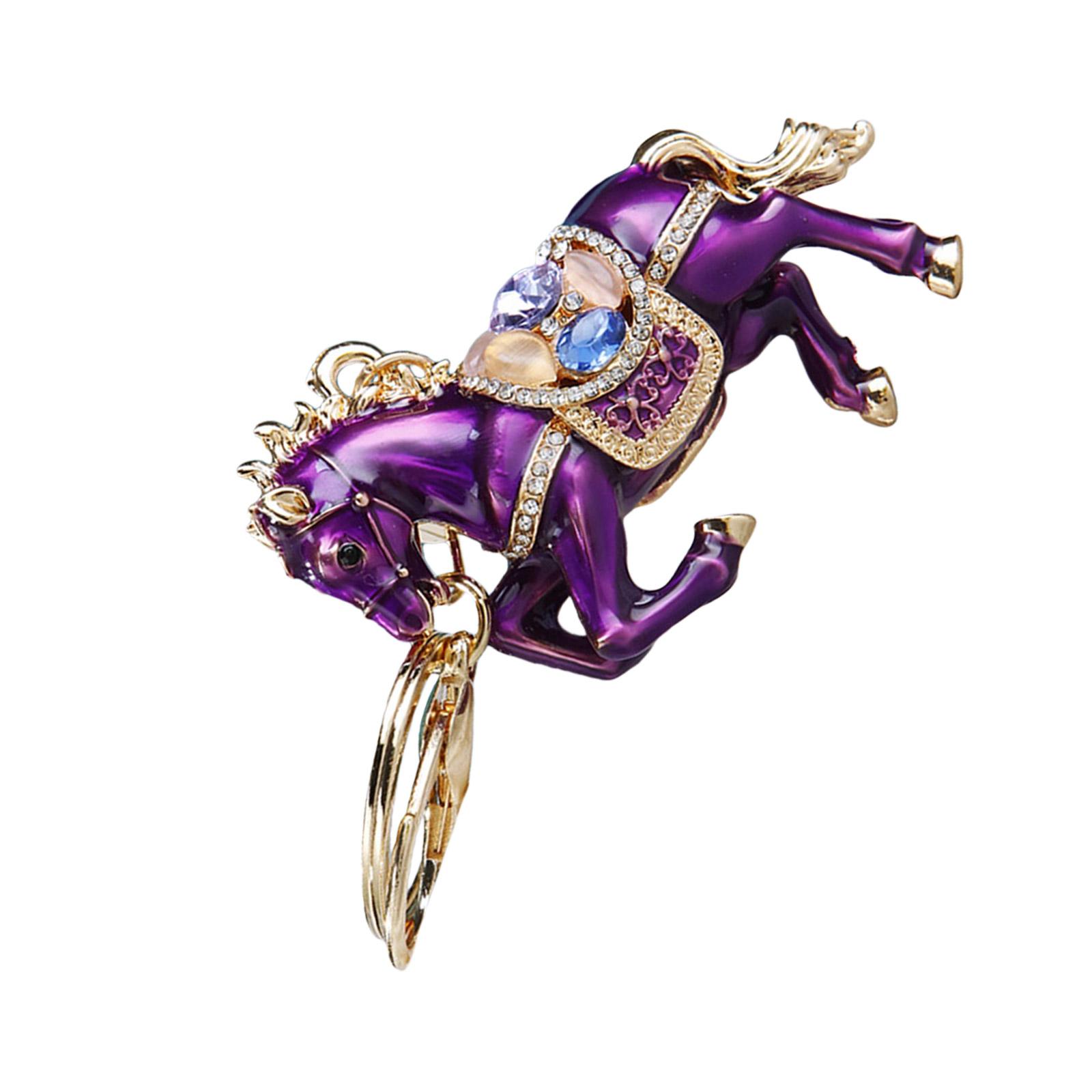 

Fashionable Horse Year Keychain Creative Bag Ornament Chinese New Year Hanging Charm For Keys Wallets Phones